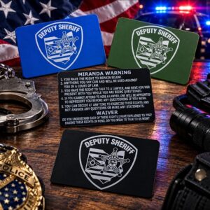 Ohio Deputy Sheriff Miranda Card